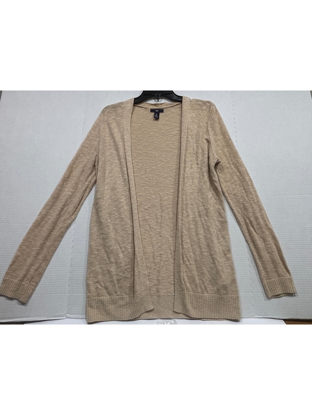 Gap beige open front cardigan